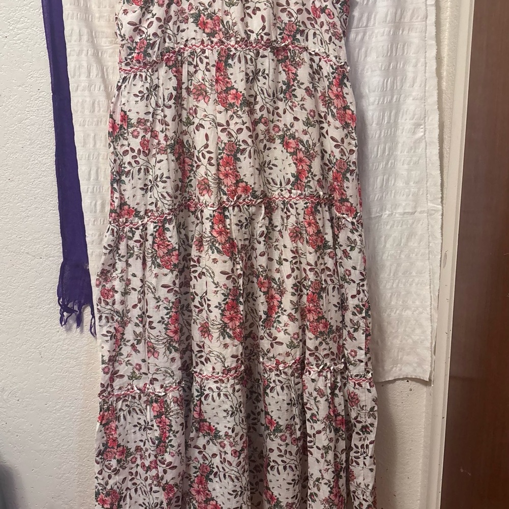 Max Studio Floral Maxi sleeveless Dress - Picture 7 of 13